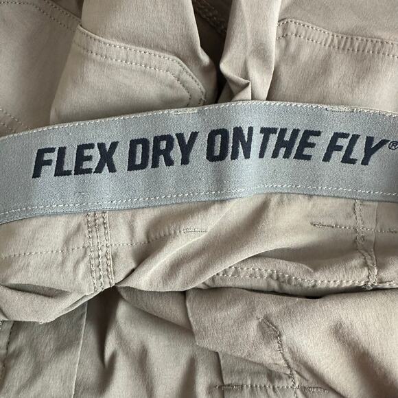 Mens Duluth Flex Dry on The Fly Nylon Cargo Activewear Pants Taupe Brown 44X30 - Picture 5 of 7